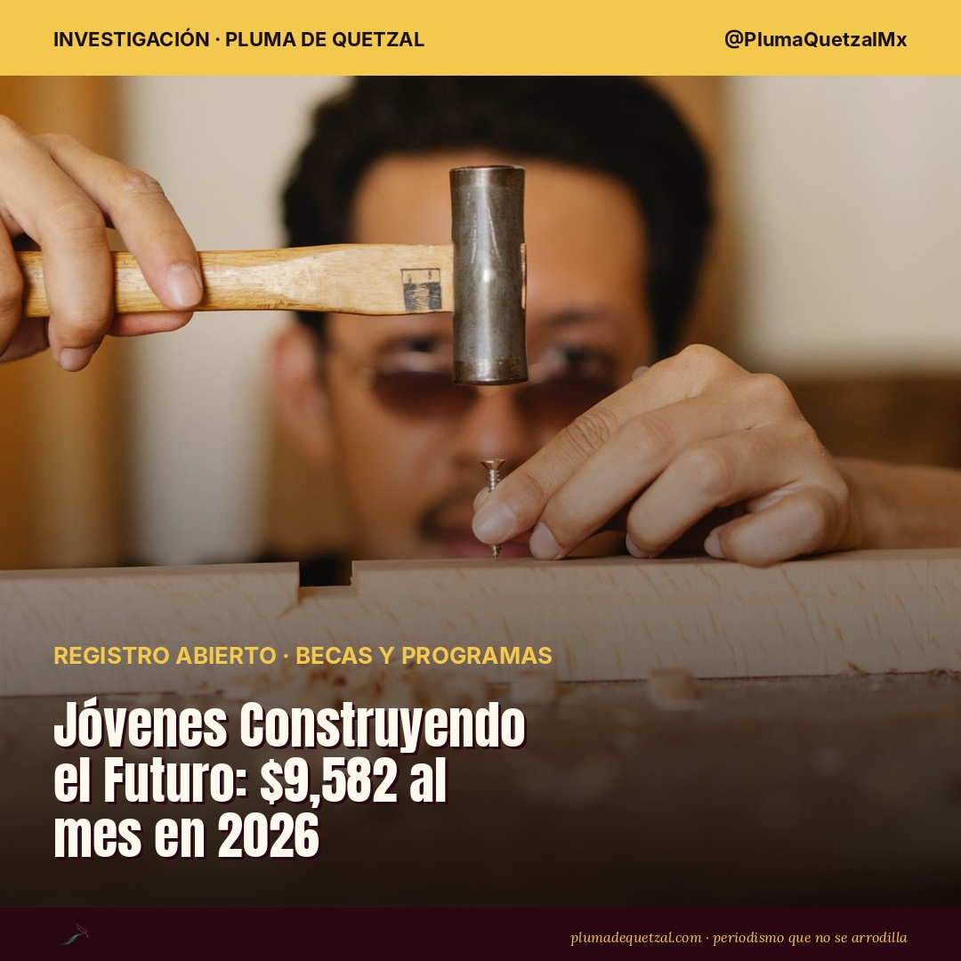 Joven aprendiz de carpintería clava un tornillo en un taller; portada de la nota sobre Jóvenes Construyendo el Futuro 2026. Foto: Ono Kosuki / Pexels