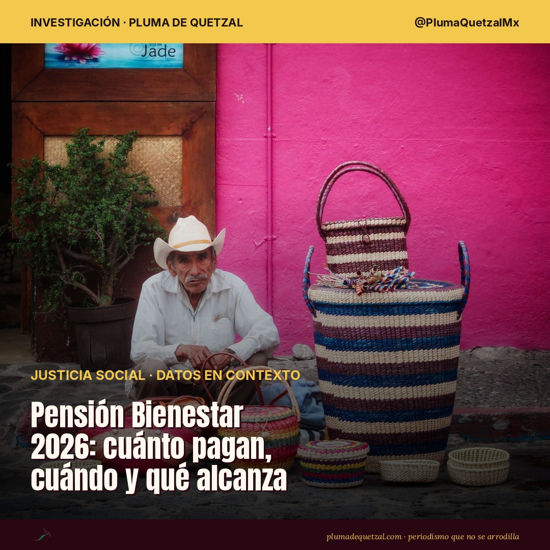 Vendedor de canastas artesanales de la tercera edad en una calle de Tepoztlán, Morelos. Foto: Luis Enrique Prieto Marín vía Pexels.